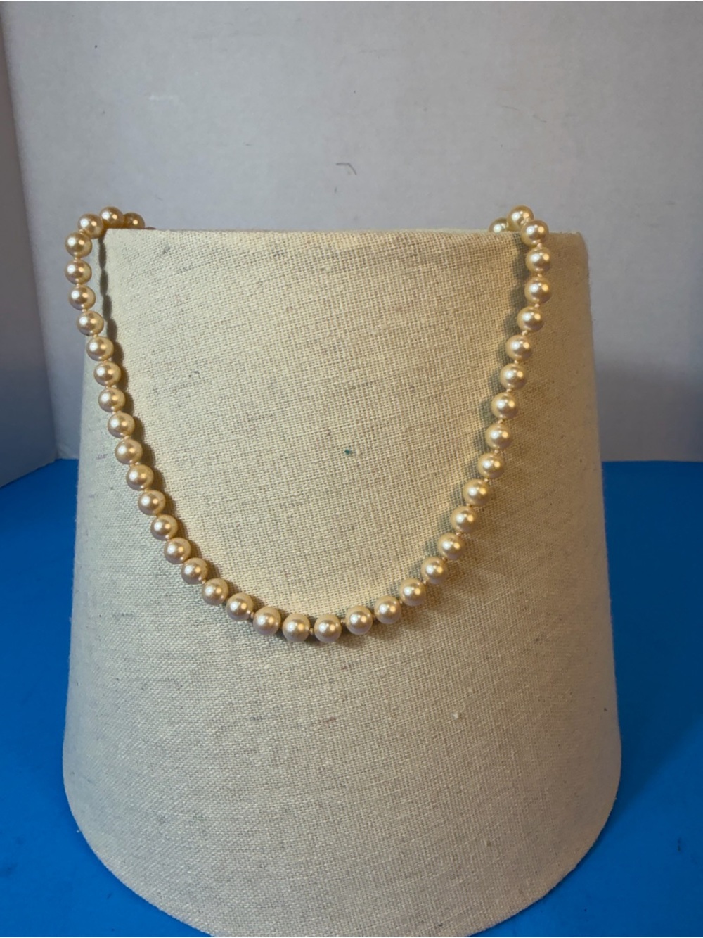 Classic Gold Pearl Necklace - Elegant Women’s Jewelry